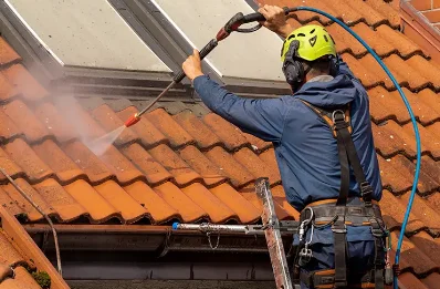 Démoussage et hydrofuge de toiture à Bernadets